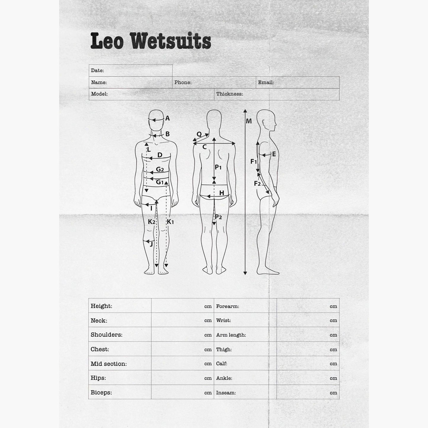 COMBINAISON SUR-MESURE / CUSTOM WETSUIT - Leo wetsuits