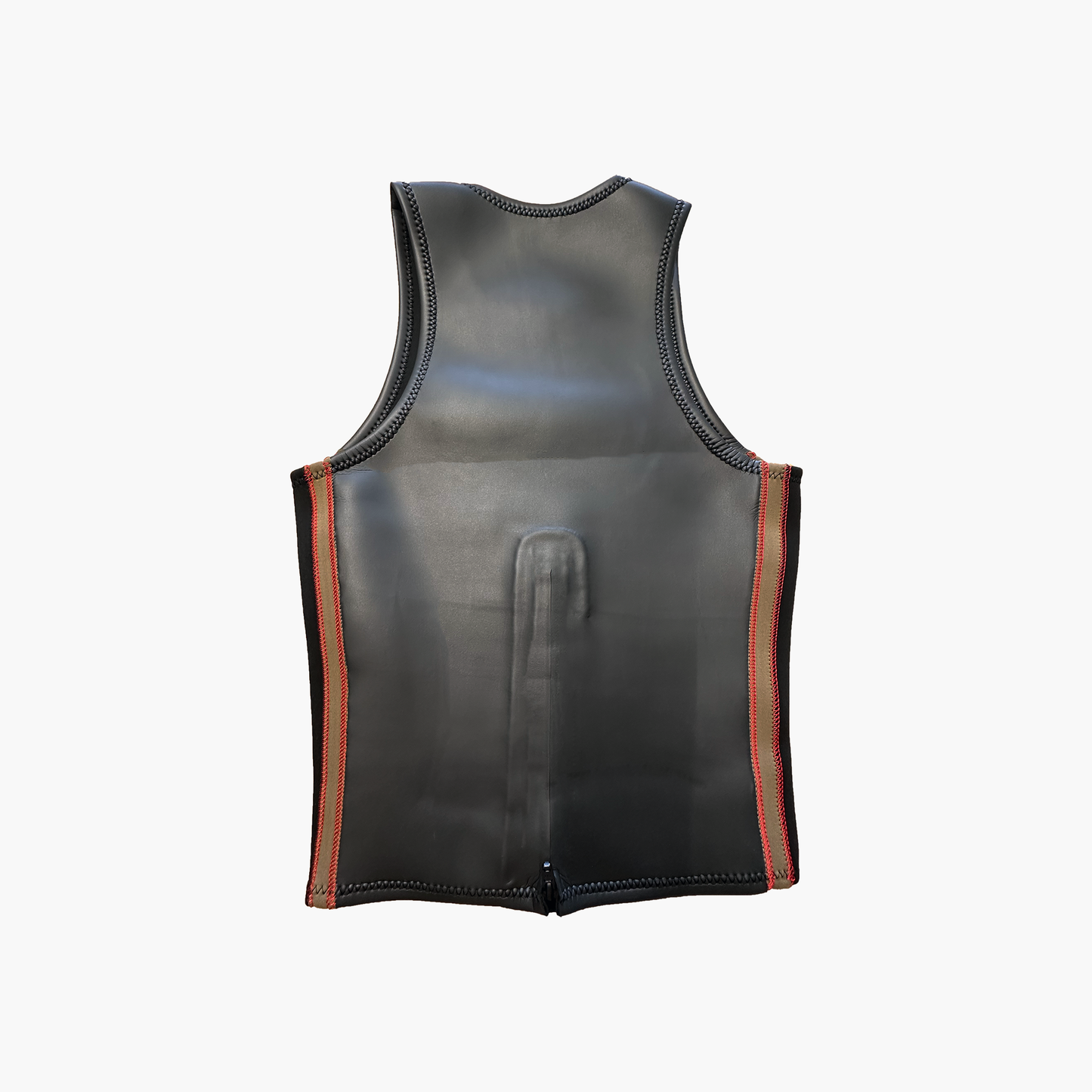 SAND/RED TANK TOP 2MM - Leo wetsuits