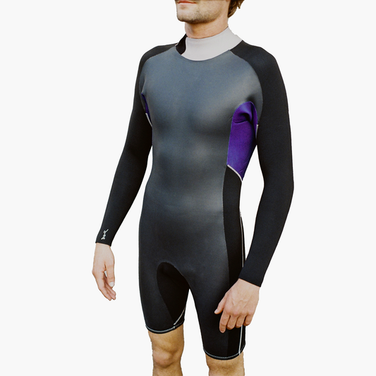 PURPLE/SILVER SPRING SUIT