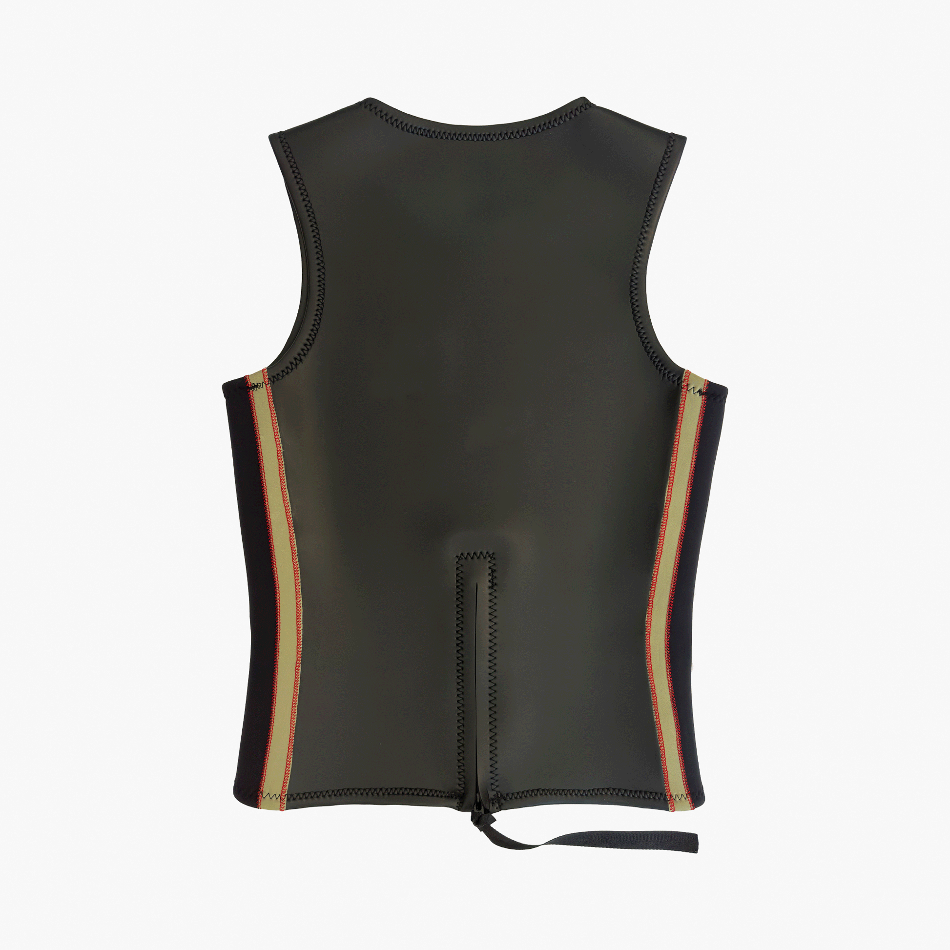 tank top (2mm) - sand/red - Leo wetsuits