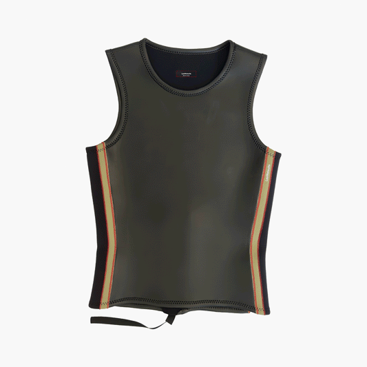 tank top (2mm) - sand/red - Leo wetsuits